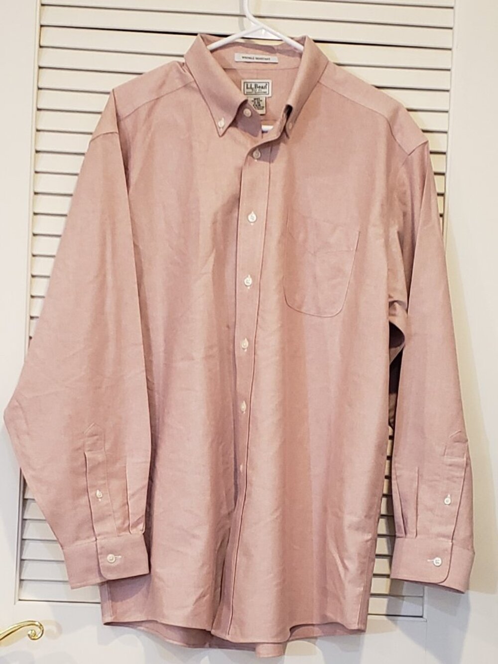 L.L. Bean Men's Classic Oxford 100% cotton Button Down Shirt Size XL
